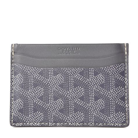 goyard grey card holder|goyardine card holder 2022.